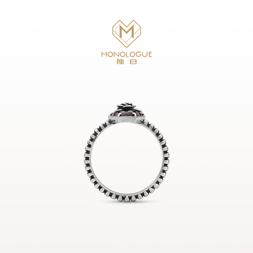 MONOLOGUE Monologue Europa Rhapsody Rose Garnet Ring MJ30 Birthday Gift Premium Classic Couple Rose Gemstone Ring No. 12