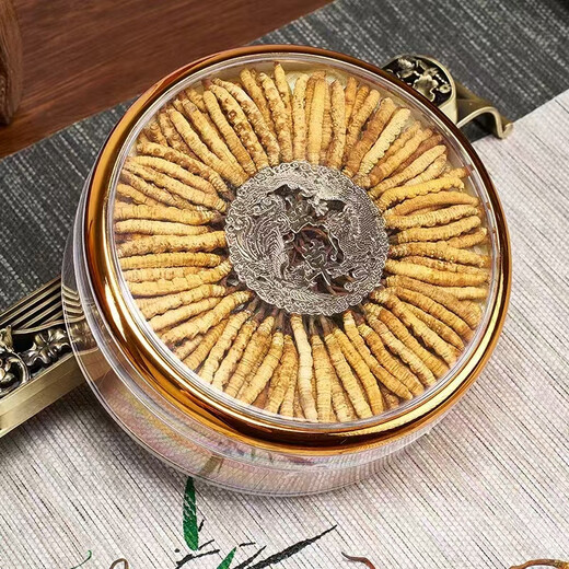 
Zangzhiweng High-altitude Cordyceps sinensis Selected First Stubble Dried Cordyceps High-end Nutrition Gift Box for Elders to Leaders to Customers 4 Rods/Gaze Total 50 grams [Healthy and Nutrition, Reliable Quality]