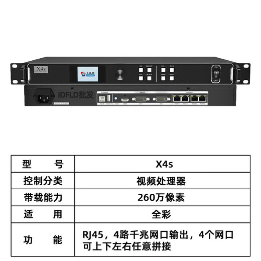 Colorlite X1 X2S X4S X6 X7 X12 X16E full color controller led display video processor X4S