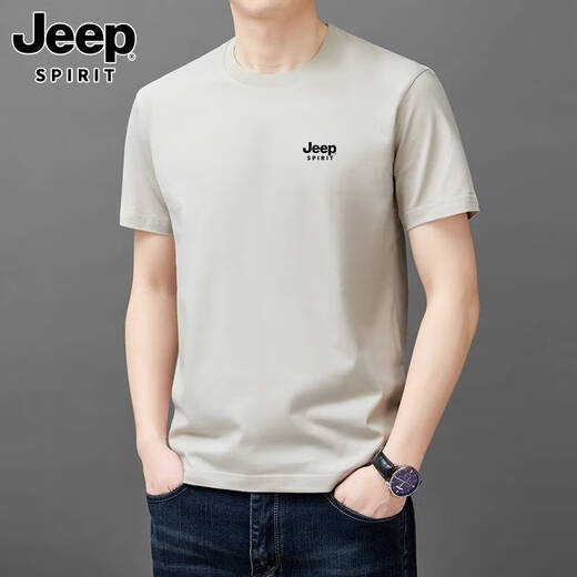 Jeep Spirit Jeep Base Frush Мужская футболка с короткими рукавами летняя модная марка.
