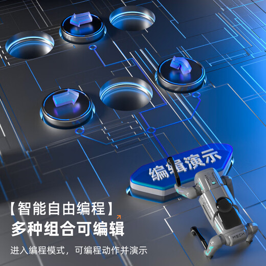 Wild Rider Remote Control Robot Dog Children's Toy Boy Car Transformation Robot AI Voice Remote Control Programming Birthday Gift