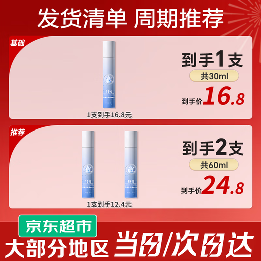 Fuchiting 15% Aluminum Zirconium Tetrachlorohydroxide Roll-on Liquid Body Cleansing Antiperspirant Lotion Underarm Deodorant Rolling Balls for Men and Women 2 pieces Confidential delivery Aluminum Zirconium Tetrachlorohydroxide 30ml/piece