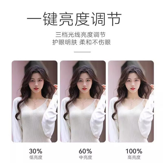 Fill light mobile phone clip, portable lighting, photo taking, beauty lamp, LED mini fill light, night light, selfie video anchor live broadcast, Internet celebrity beauty, small mini portable artifact, blue, three-speed adjustment, one pack