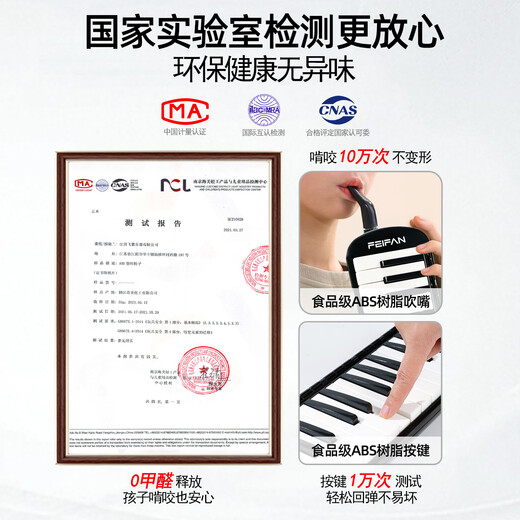 Feifan Feifan Mouth Organ 37 Keys Special for Primary School Students Beginners Recommended by Teachers for Campus Playing Instruments Double Sets of Blowpipes