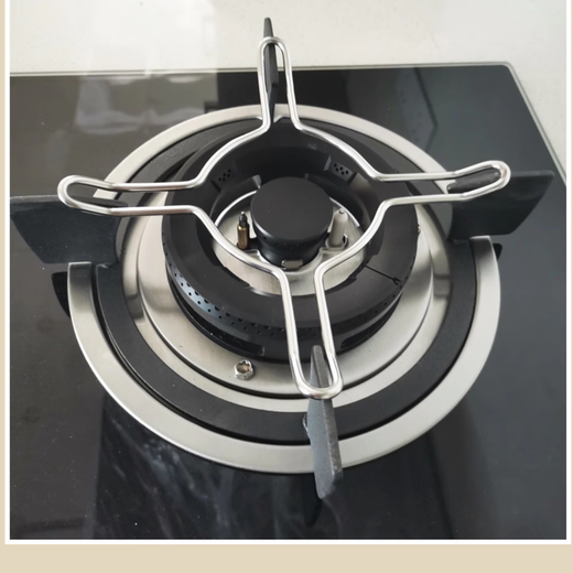 Accesorios de soporte de estufa de gas de jefe estufa de gas antid-slip olla quemador cubierta de fuego sopa de bote redondo sopa de maceta martinera de martillo de martillo de acero inoxidable de acero inoxidable original 1