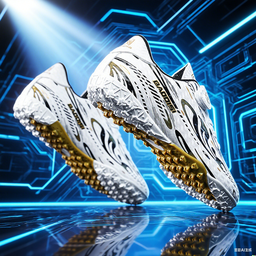 Anshoes autumn and winter Ronaldo children's football shoes for boys, teenagers, primary school boys, sports training competition shoes for boys 189 sky blue broken nails 34