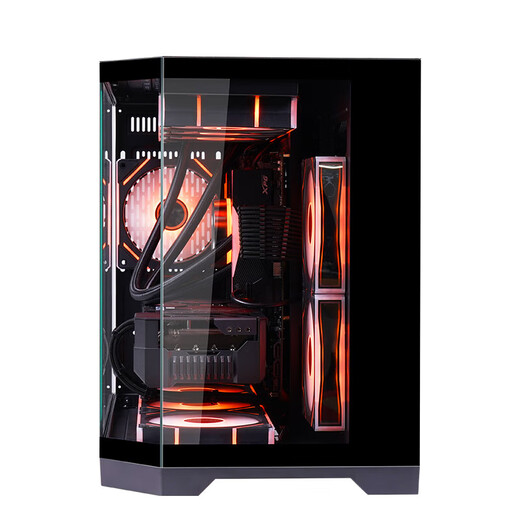 Wanjiagu Yongzhe MINI white (no A-pillar) computer case desktop MATX sea view room 240 integrated water-cooled full-side transparent ITX desktop Dreamer black (MATX motherboard/360 water-cooled position)