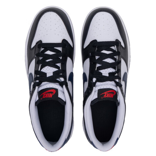 耐克（NIKE）官方舰店女鞋板鞋新款时尚复古DUNK LOW轻便运动鞋低帮时尚休闲鞋 HJ9202-001/黑白蓝/新上市 38