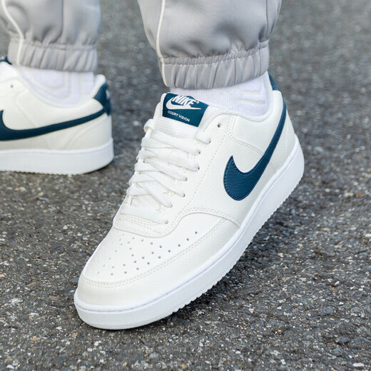 Nike (Nike) Herrenschuhe 2025 Autumn Sports Schuhe Court Board Schuhe tragen resistente Top-Top-Mode komfortable, atmungsaktive Outdoor-Freizeitschuhe HQ4867-101 40.5 (innere Länge 255 mm)