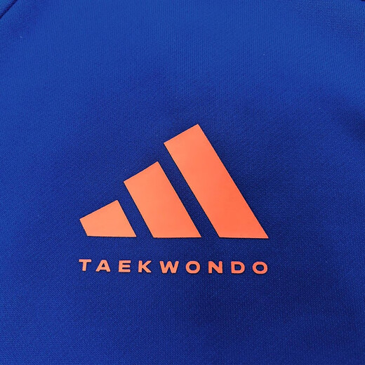 Adidas jacket men's spring and autumn running sports knitted stand-up collar jacket outdoor sportswear blue orange L