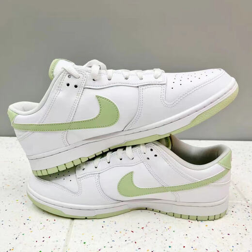耐克（NIKE）Nike/ DUNK LOW 清新抹茶绿复古低帮运动休闲板鞋DV0831-105 DD1391-103灰白现货秒发 35 .5 只售正品假一b