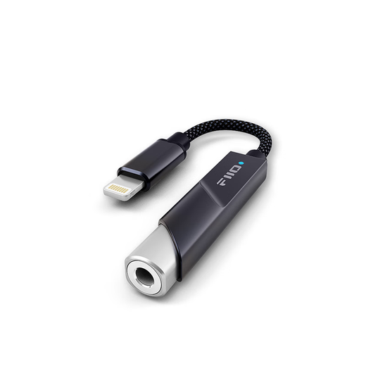 飞傲（FiiO） &翡声 KA11解码耳放HiFi电脑声卡手机功率放大器便携小尾巴转接线 黑色 Lightning版