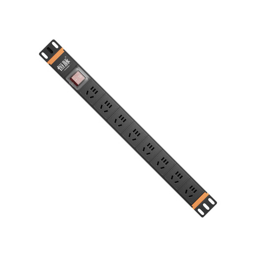 Standard PDU aluminum alloy 19-inch cabinet socket 10A with wireless power strip 6/8/10 position switch lightning protection 8 position-double break switch-1.5 square meters-2.8 meters wire