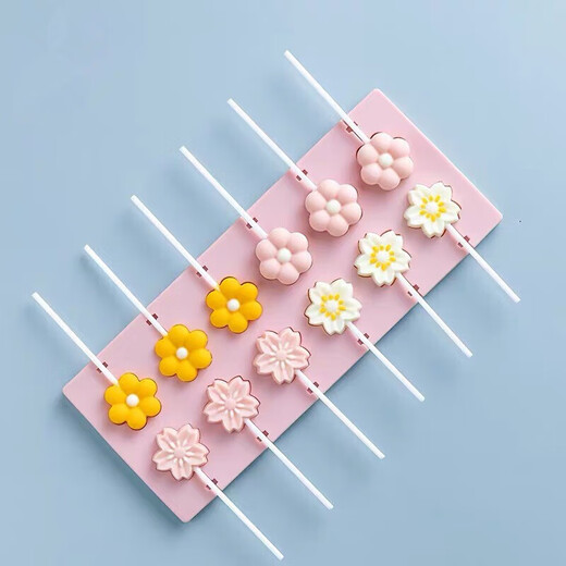 Jingxianju lollipop mold cheese stick hawthorn stick grinding tool food grade baby and children paper stick packaging bag making tool 12 consecutive molds 100 sticks + 100 bags + 100 wire