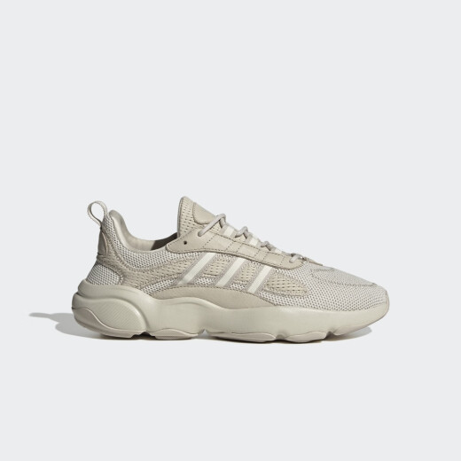 adidas「增嗨鞋」HAIWEE经典复古运动老爹鞋男女阿迪达斯三叶草   灰白/米色   40