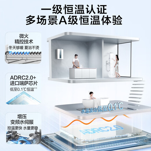 Vanward gas water heater natural gas JSLQ27-16LS5 PRO zero cold water first level energy efficiency 16L national subsidy 20% bath constant temperature pressurized water servo OCC