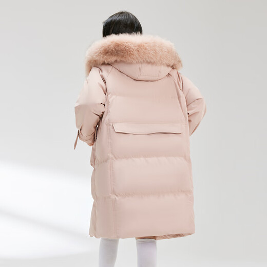 Xuezhongfei [removed from the shelves] [Cheng Yi recommends] Fox big fur collar new autumn and winter versatile warm big fur collar multi-color down light velvet powder 1591 L 170/92A