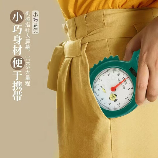 
Hand-held scale Spring scale Fishing scale Small scale Household portable hook groceries Scale High-precision mini luggage scale 10kg Hand-held scale - semicircular model - random color - 1 piece Can be weighed 10kg