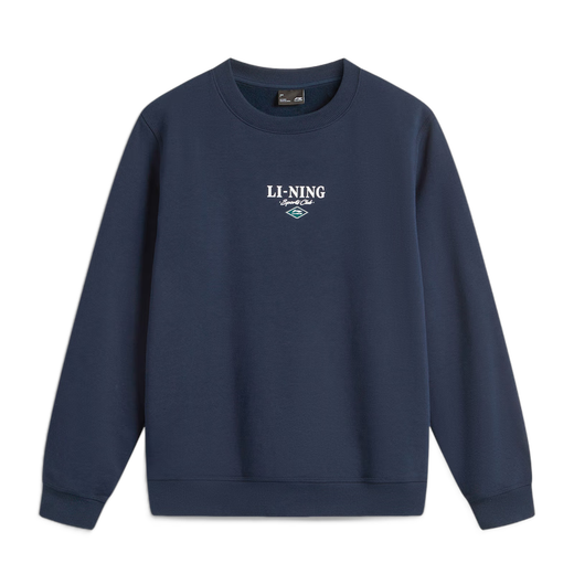 
[95% new] Li Ning [same style as Xiao Zhan] Fleece-filled warm sweatshirt for men's autumn and winter new simple and versatile sports top AWDU679
