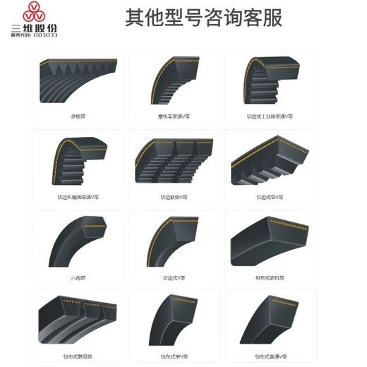 He Jiangong three-dimensional triangle belt SPZ630/662/670/687/690/700/710Lw belt SPZ630Lw
