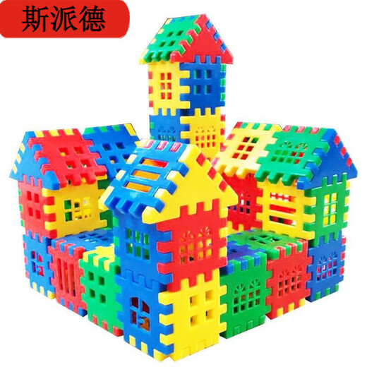 Spider Early Education Children Thickened Numbers Letters House Building Blocks Assembly Toys Boys and Girls Baby Intellectual Puzzle [Storage Box] Medium Alphanumeric Model 105 Large 5.5 cm Medium 4 cm Gift drawings