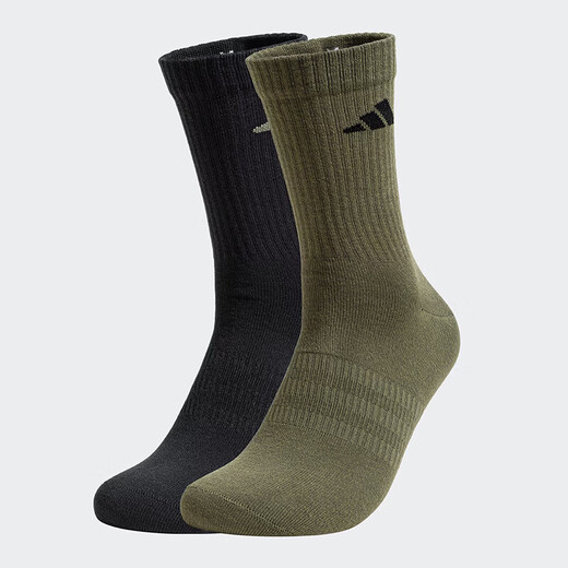 阿迪达斯（adidas）男袜女袜 情侣运动袜跑步健身训练舒适透气休闲中筒袜子 JC9273 XS