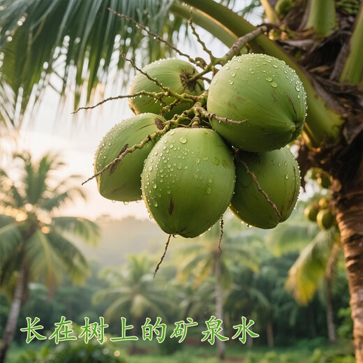 Guo Yishou Hainan Peeled Green Coconut, delivered to your home quickly, sweet and fresh coconut for pregnant women, fruit replenishing amniotic fluid, tender green coconut, coconut with skin, single fruit 3-5 Jin Jin is equal to 0.5 kg, about 2 pieces, free coconut opener + straw