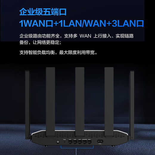 New H3C ERG5-3000AX-U enterprise-grade WiFi6 Gigabit wireless router 5G dual-band 3000M dual-WAN port commercial wifi through the wall SD-WAN remote networking