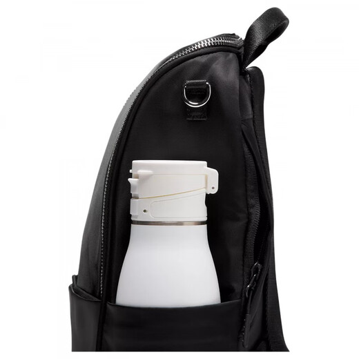 lululemon露露乐蒙CityEssentials10L正面的D形环尼龙双肩包小号女款黑色 黑色