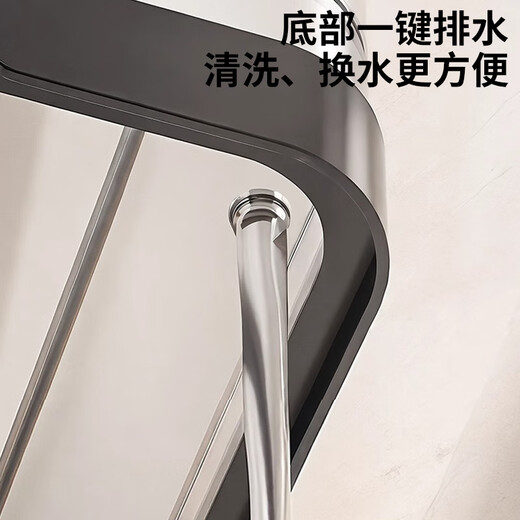 Turtle tank household landscaping filter cycle sunbathing platform climbing platform acrylic ecological mixed fish tank small turnover box sunbathing lamp