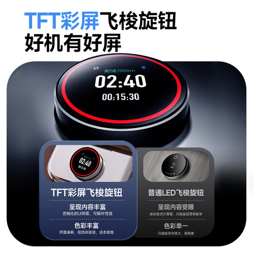 YPOO rowing machine home self-generating water resistance magnetic control intelligent adjustment fitness equipment indoor foldable Ark V6 newly upgraded 16 blades-self-generating/foldable