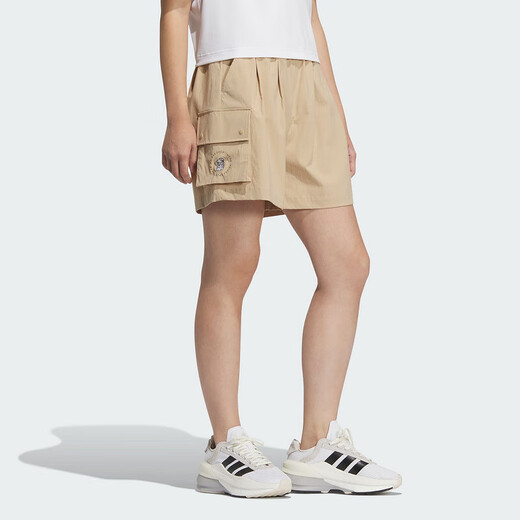 阿迪达斯 （adidas）2025夏女梭织潮流时尚短裤健身训练运动裤 JL9274 XXS