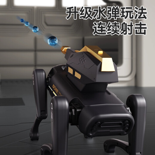 LIVING STONES Robot Dog Intelligent AI Robot Remote Control Car Children's Toys Boys and Girls 3-6-10 Years Old Birthday Gift AI Intelligent Programming Robot Dog Can Play Water Bombs BK 23456 Year Old Primary School Students