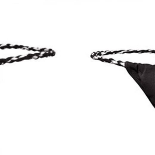 Low-waisted thong sexy underwear gay men's underwear embroidered Japanese style pure cotton sumo pants sexy small panties black thong underwear M European size (1.9-2.2 feet)