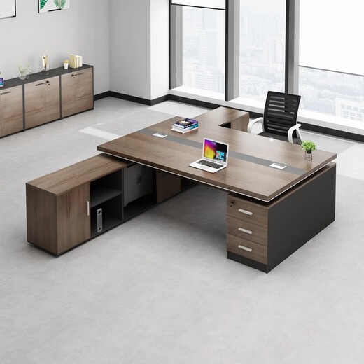 Boxen desk two-person face-to-face double-seat boss desk and chair combination manager computer desk modern integrated workstation 1.4 meters double table