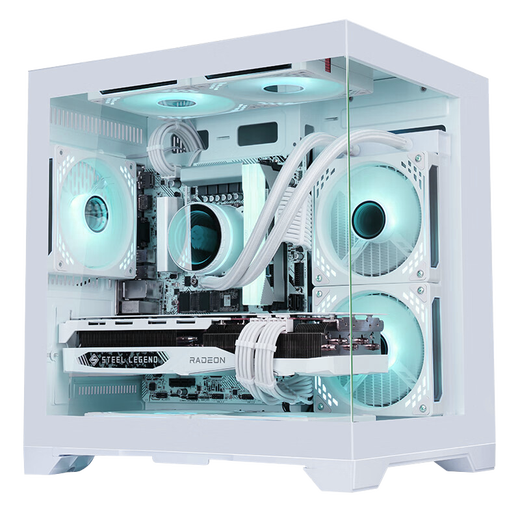 ASUS family bucket RTX 5060 Ti/5060 host 14600KF assembled computer host e-sports game console RTX 5070 full set of desktop DIY complete machine white sea view room 12490F + ASUS RTX 5060 cost-effective