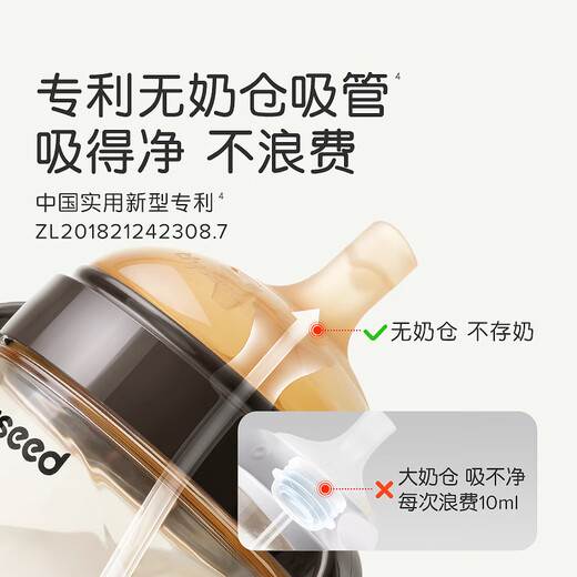 Shixi straw bottle 1-3 years old drinking cup baby ppsu 12 months old baby 300ml with gravity ball handle