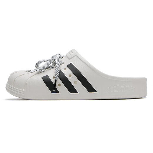 Adidas Männer- und Frauenschuhe Sommerlochschuhe Adilette Clog Birkenstock Schuhe Sportstapler JH9849/Helles Weiß/Nummer eins Schwarz/Gelb Erde Brown 39