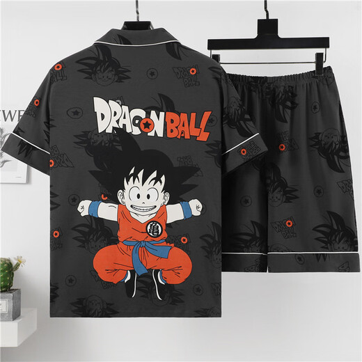 UKUHPK男士夏季薄款卡通短袖睡衣家居服套装 卡通3271【品牌款】 M 标准(高165\100斤)
