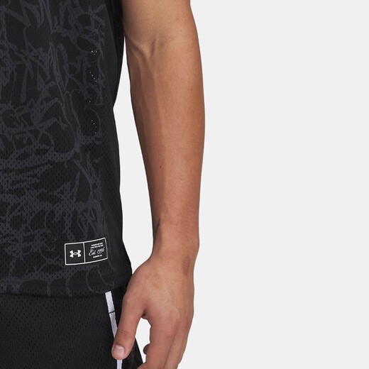 Under Armour 25 Frühlings- und Sommer -neue Weste lässige ärmellose Top Basketball Sportweste Black M (170)
