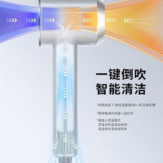 Selected Laifen Huaqiangbei leafless hair dryer high-speed silent negative ion high-power non-damaging hair care hair dryer gift Macaron single nozzle