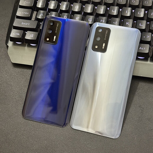 Juekou is suitable for realme GT glass back cover realme GT back shell mobile phone battery cover back screen shell back panel Galaxy Battleship