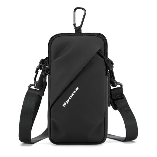 TFO sports arm bag multi-functional running mobile phone storage bag fitness wrist arm sleeve casual cross-body bag black