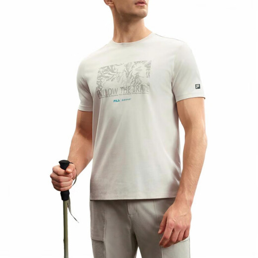 Fila AthleticsSport2025Q1 Treotage à manches courtes à manches courtes et personnalisés sports polyvalents et t-shirts décontractés Men Gongbei M 170 / 92A