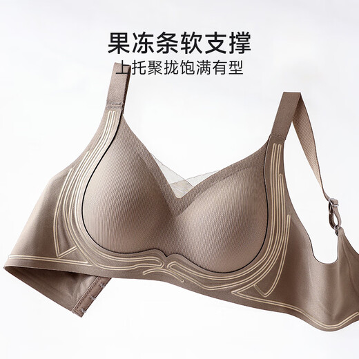 都市丽人粉底液内衣女士胸罩薄款2025年新款聚拢上托提拉小胸显大运动内衣