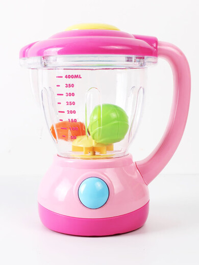 
Chengliu Children's Juice Machine Toy Juice Machine Fruit and Vegetables Cut Le Girl Playing House Kitchen Ice Cream Washing Machine Electric Juice Machine (Lid Not Open) YY1
