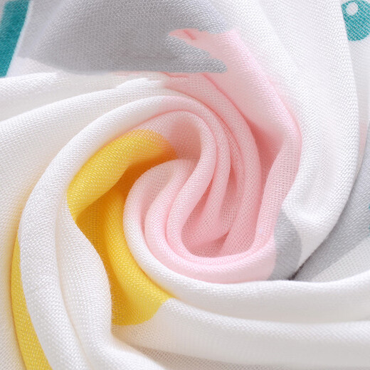 He Jiagong Baby Ice Silk Cover Blanket Summer Baby Thin Quilt Newborn Children Stroller Blanket Gauze Summer Cooling Quilt Air Conditioning Quilt Car Lion + Flower Basket Rabbit (2 Packs) - Ice Silk Bamboo