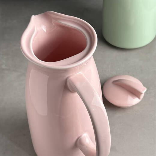 A Yonghuan le encanta comer agua fría hervidor de agua de cerámica de cerámica hervidor de agua con tapa de gran capacidad hervidor de hervidor de hotel comercial 7373 1.5l hervidor de agua fría rosa con tapa 5L
