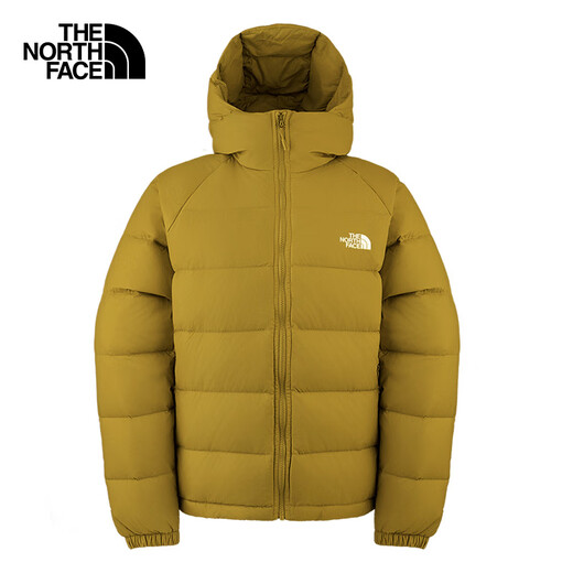 The North Face Men's Down Jacket Outdoor High Puff Warm Goose Down Water Repellent 7W7G Green/1OB L
