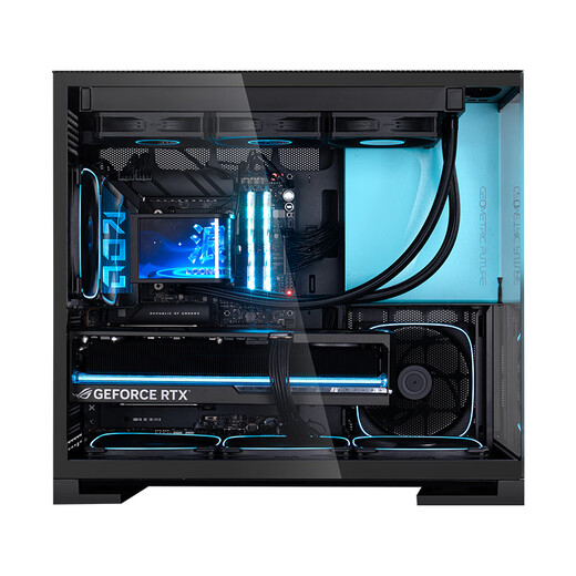 AMD/Lang R7 9800X3D assembled computer RTX5070Ti/5080 graphics card DIY sea view room game console entertainment live broadcast desktop computer play the Everlasting Tribulation Delta configuration four R7-9800X3D+RX9070XT single host